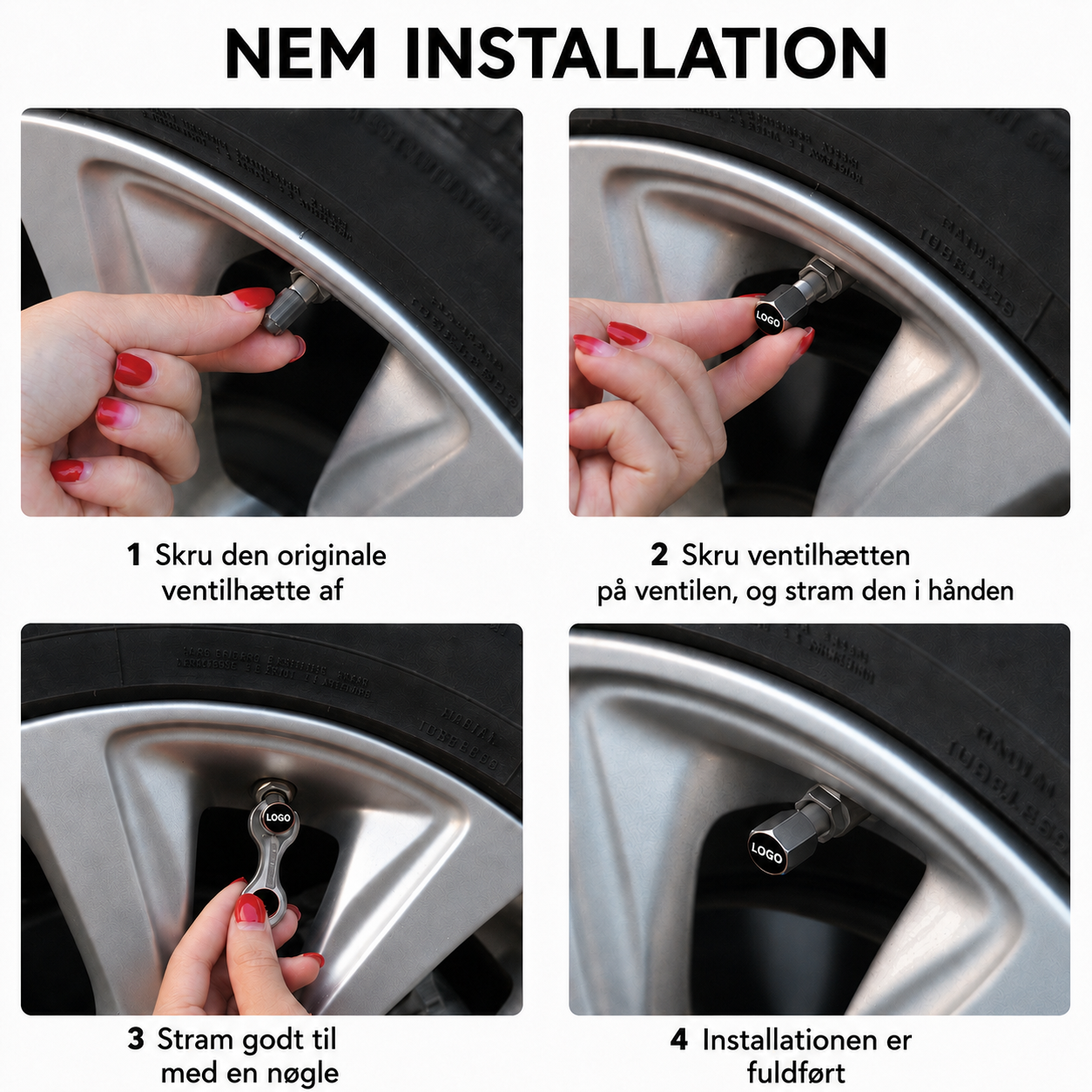 Luksus Ventilhætte med Billogo