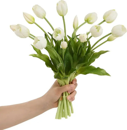Everbloom Tulipaner – Real Touch Naturtro kunsttulipaner med en livagtig tekstur