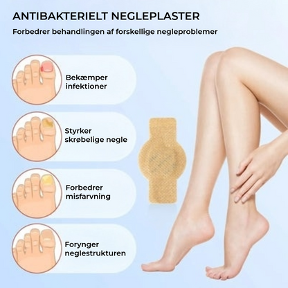 FungalPatch - Antibakteriel Svampedræbende Plaster og Negleplejepakke