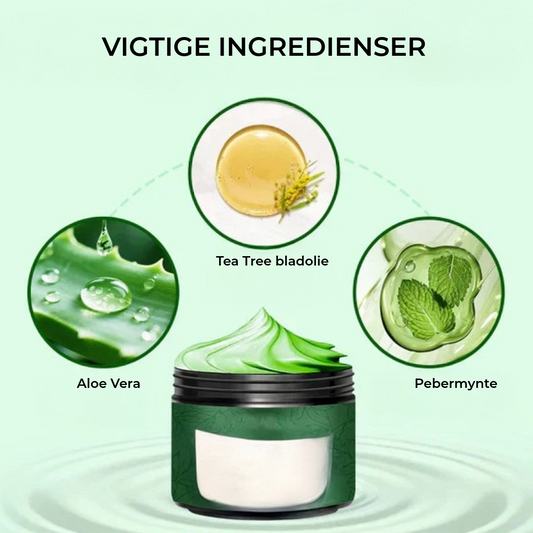 Fodcreme med Tea Tree-olie og Aloe Vera