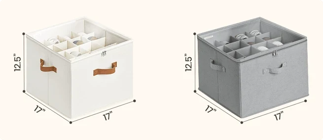 Opbevaringsboks med 12 rum