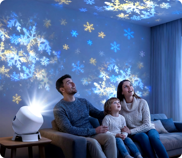 Dynamisk Roterende LED-Projektor