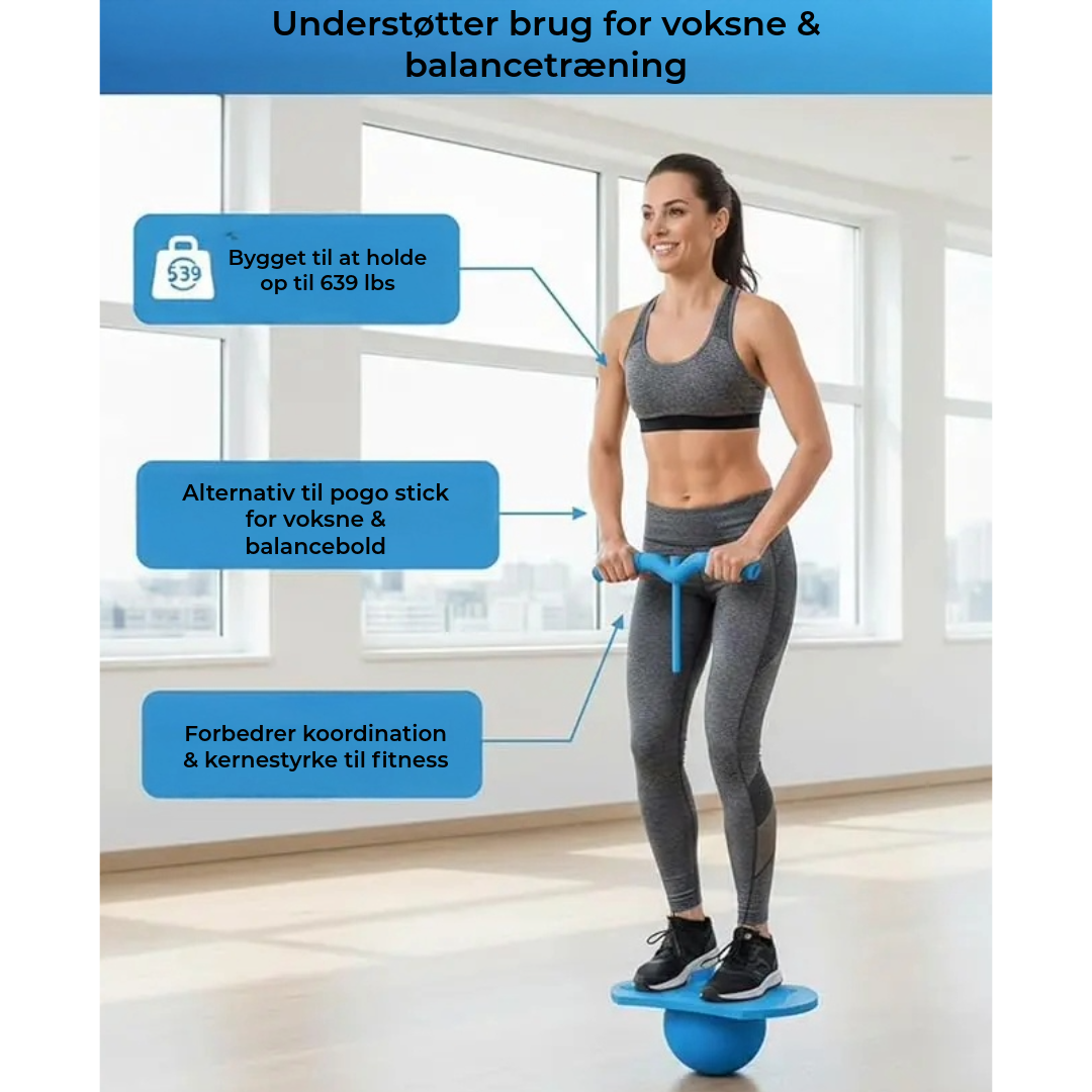 BounceBuddy – Balancebold til leg og bevægelse