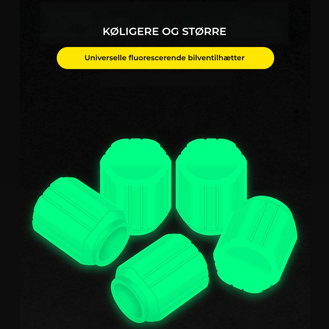 Oplyste ventilkapsler til natcyklister