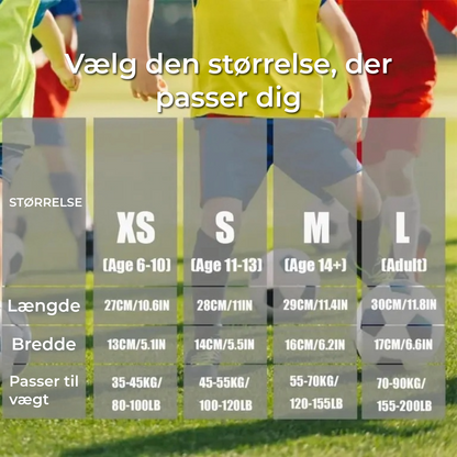 ProShield - Fodboldsbeskyttelse – Kompressionssok med bikakeskærm for et sikrere og smidigere spil