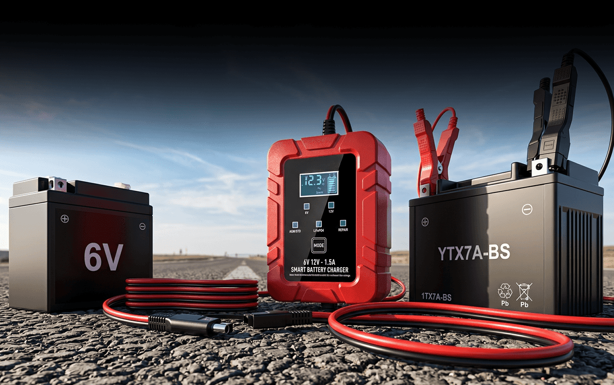 Smart Batterioplader til optimal batteritilstand