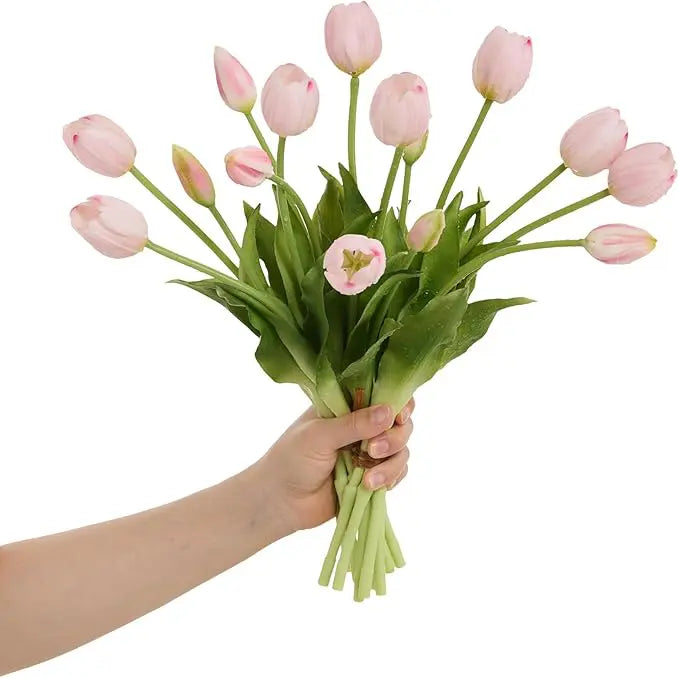 Everbloom Tulipaner – Real Touch Naturtro kunsttulipaner med en livagtig tekstur