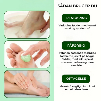 Fodcreme med Tea Tree-olie og Aloe Vera
