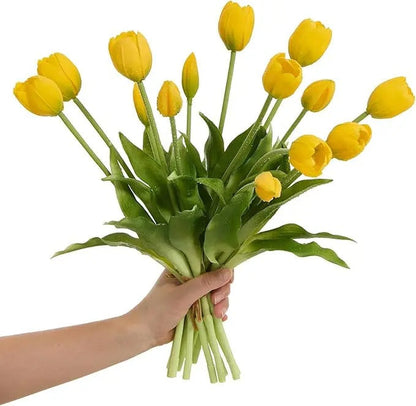 Everbloom Tulipaner – Real Touch Naturtro kunsttulipaner med en livagtig tekstur