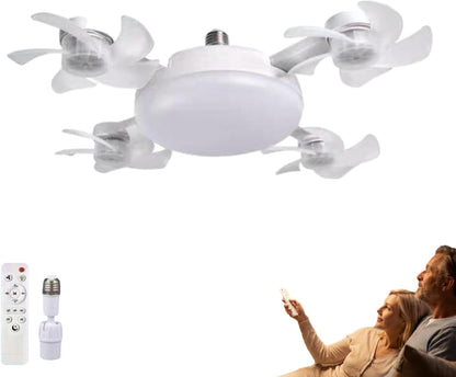 BreezeFlow – Loftventilator med LED-belysning og fjernbetjening