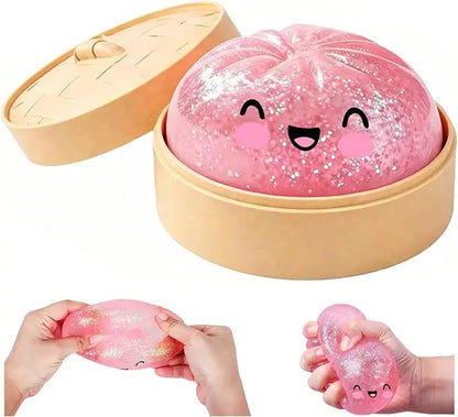Glitter Dumpling Squishy – den sødeste stressbold lige nu