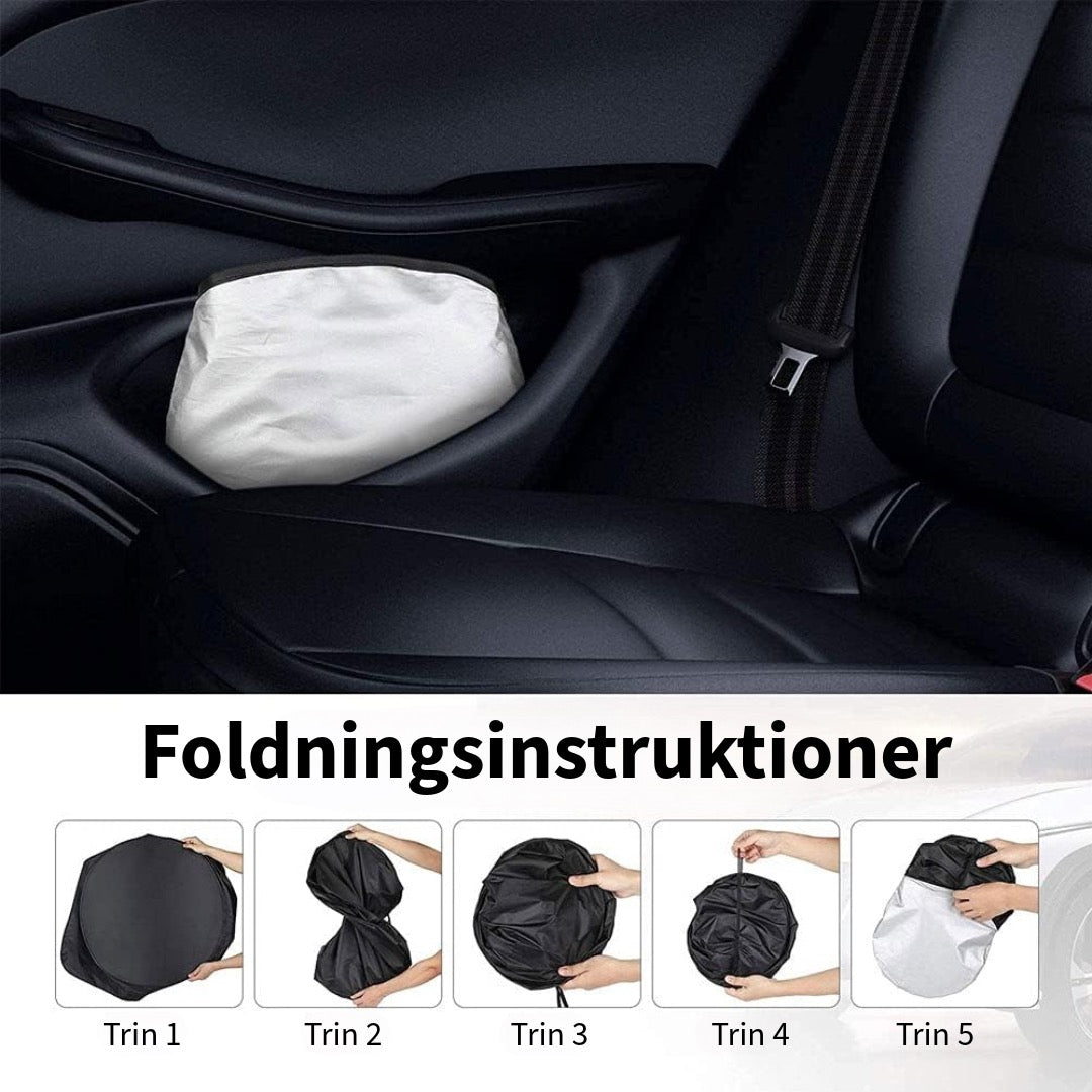 Sammenklappeligt Solskærm med Billogo