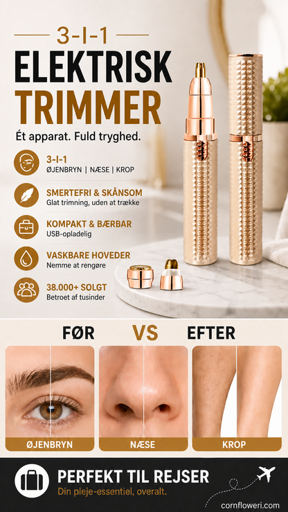 3-i-1 præcisionstrimmer