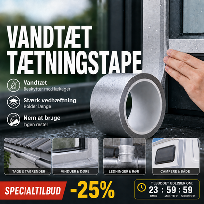 Universal tætningsbånd – Vandtæt og holdbart