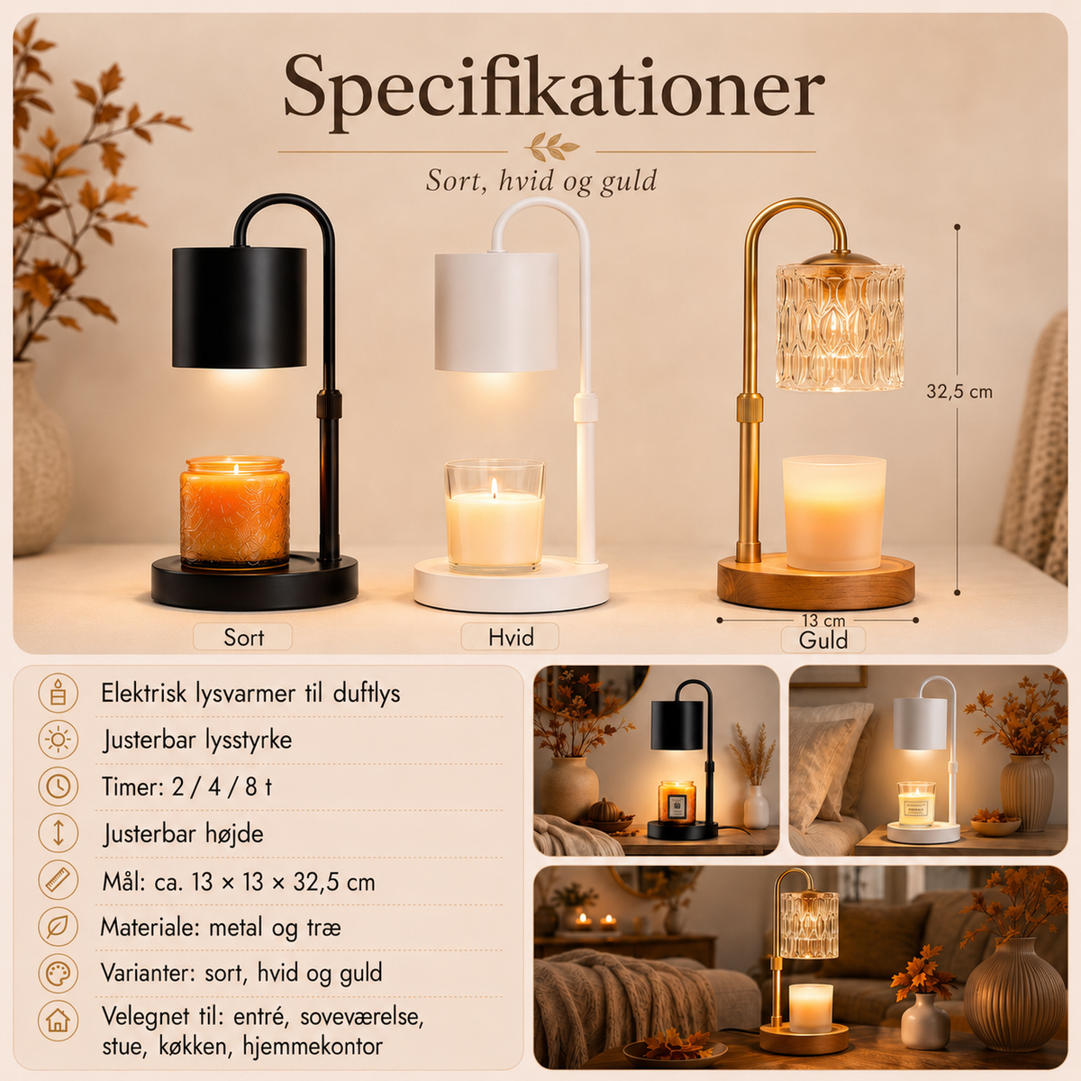 Lysvarmerlampe – duft og stemning uden åben flamme