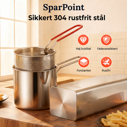Multifunktionel frituregryde – Fritér, steg, kog og simr i én gryde