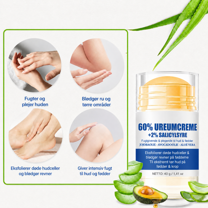 Fugtgivende og anti-revne fodcreme