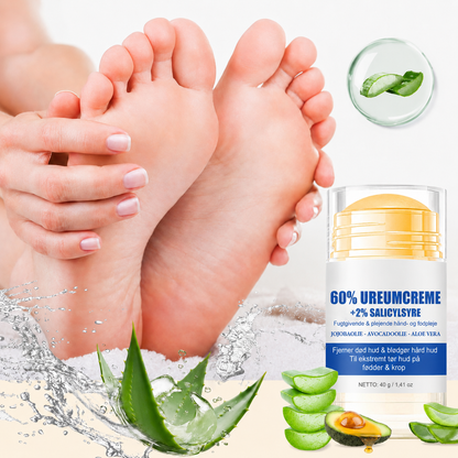 Fugtgivende og anti-revne fodcreme