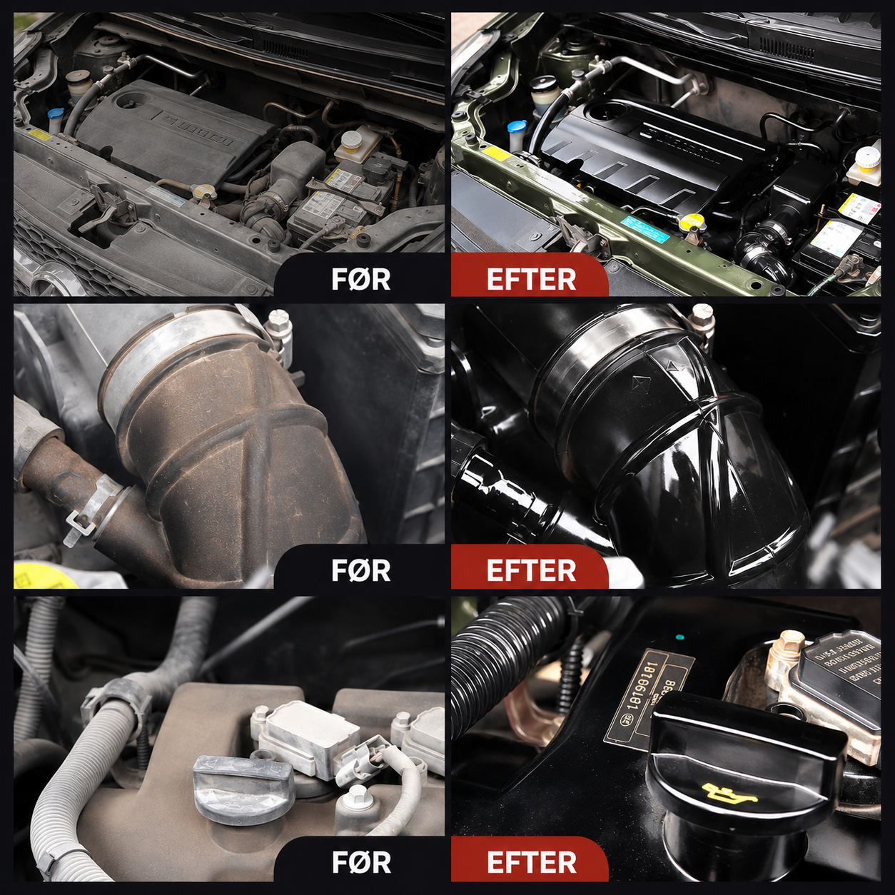 Motorrens spray