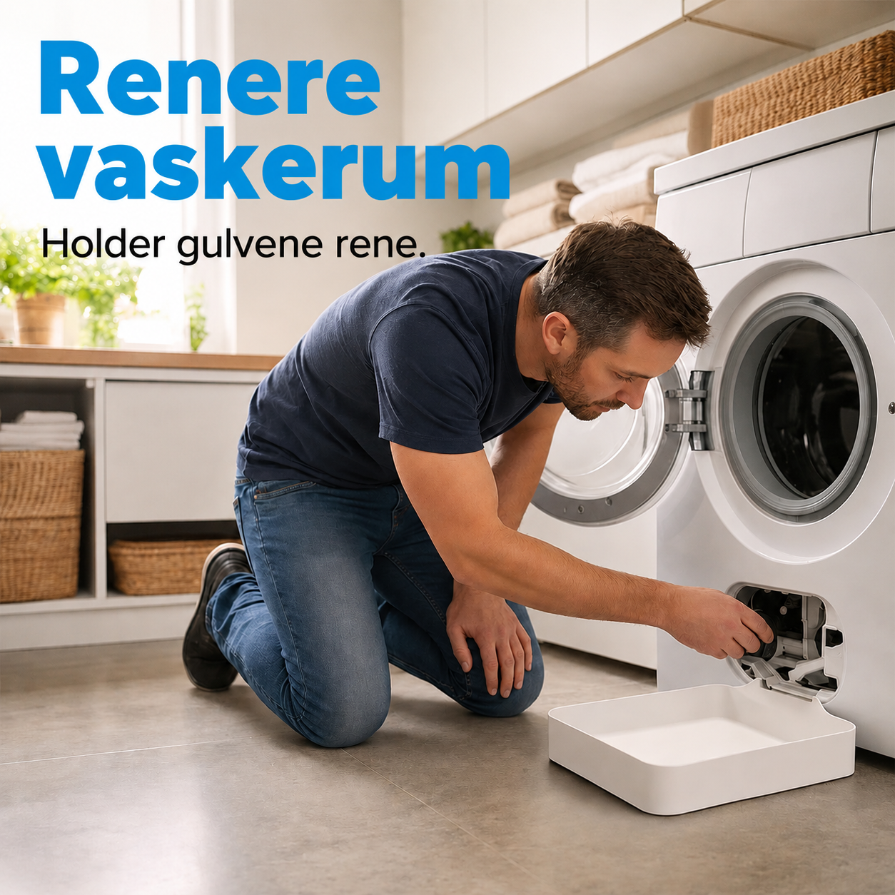Lækagebakke til vaskemaskinen