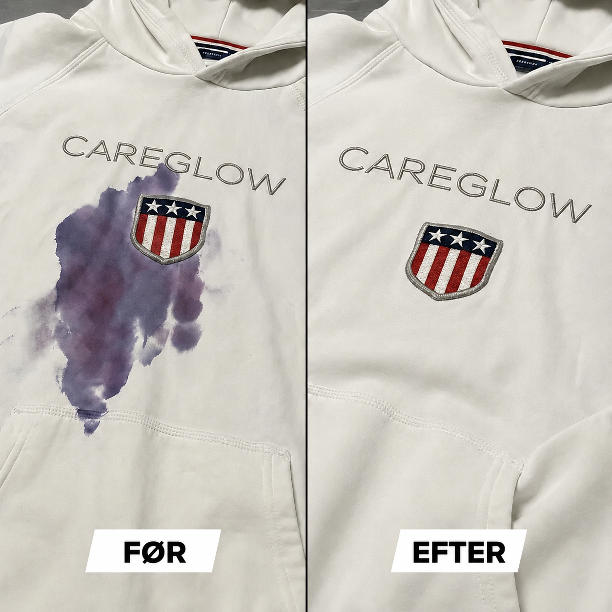 CareGlow™ Power – Fjerner pletter, som andre produkter ikke kan klare