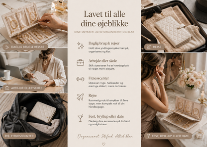 TravelLuxe – Smykkeopbevaringsboks til daglig brug og rejser