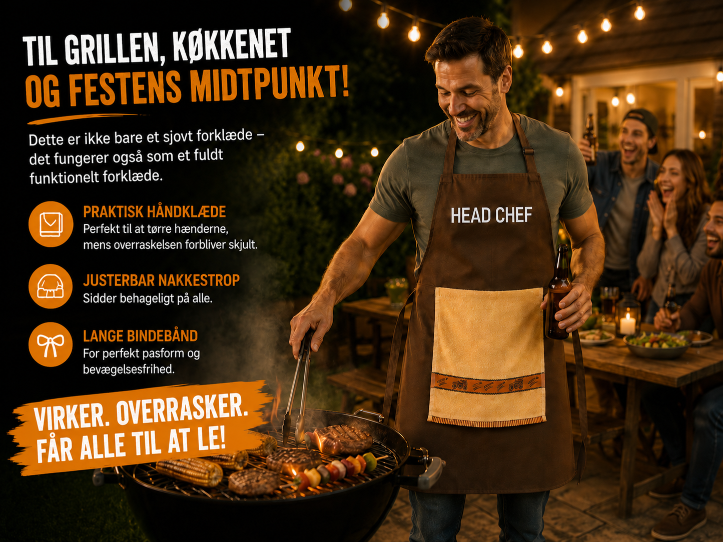Kokkens hemmelige opskrift – forklædet der vil imponere dine gæster!