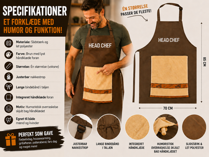 Kokkens hemmelige opskrift – forklædet der vil imponere dine gæster!