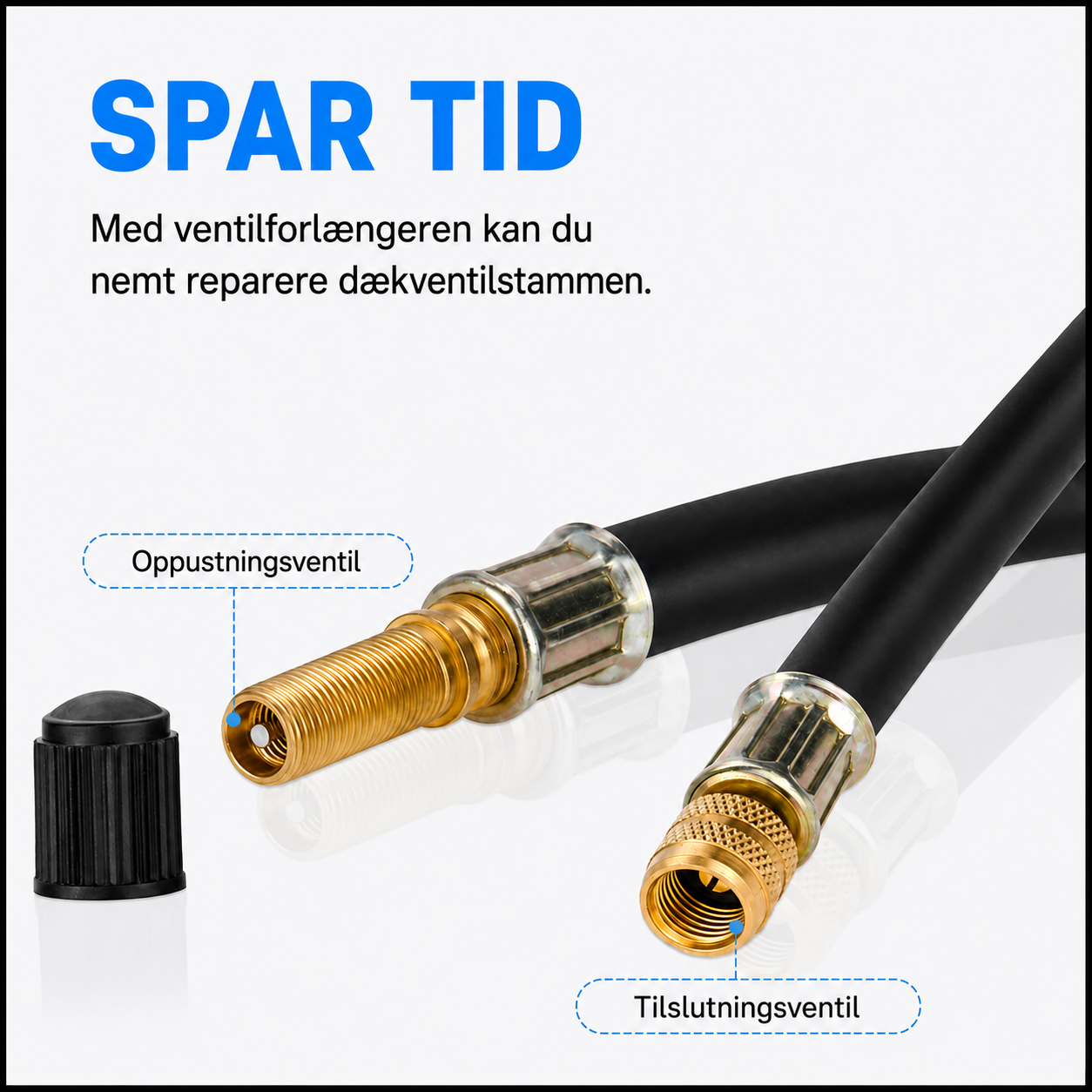 Universel ventilforlænger