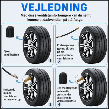 Universel ventilforlænger