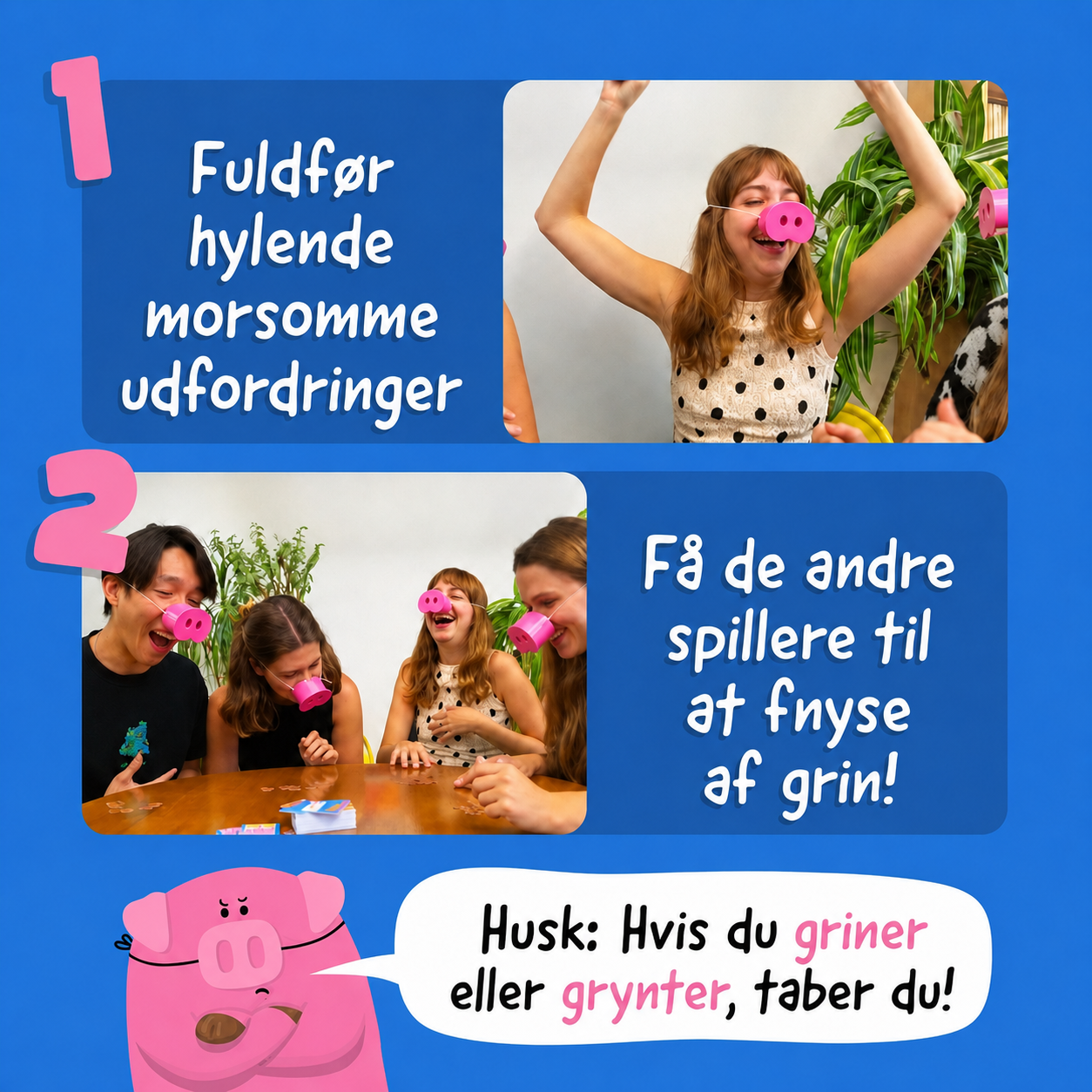 Pigsniff – Spillet hvor det er forbudt at grine