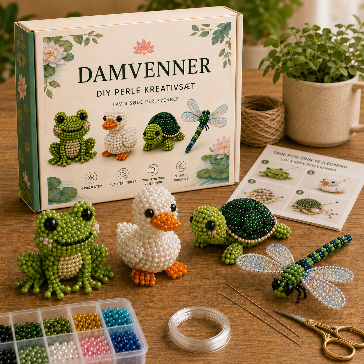 Perler og krea: Dyrevenner