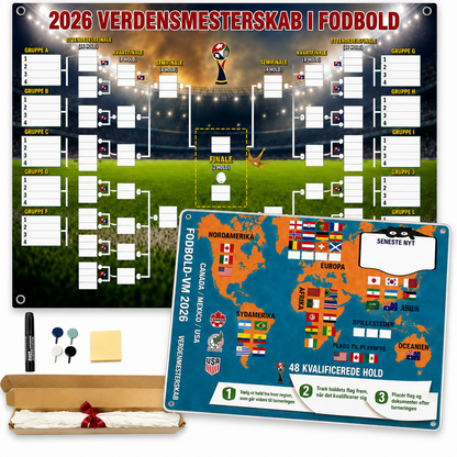 Programplakater til VM 2026 – Udfyld, vædd og følg hele mesterskabet