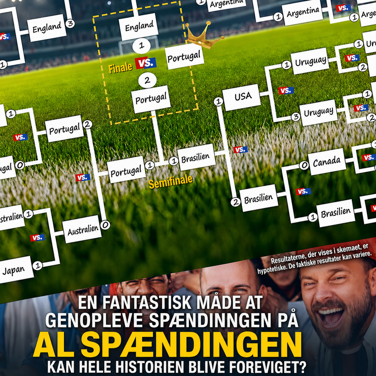 Programplakater til VM 2026 – Udfyld, vædd og følg hele mesterskabet
