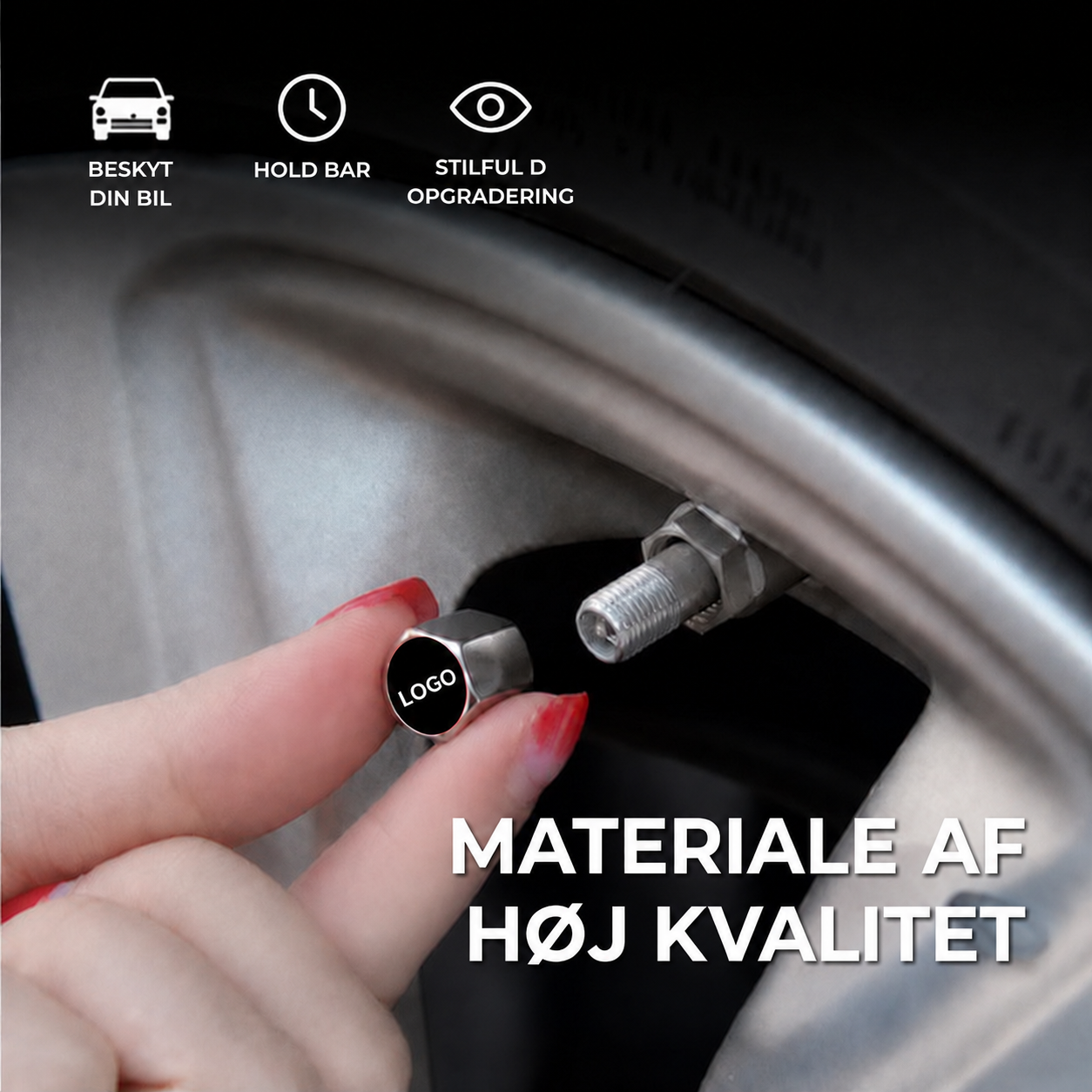 Luksus Ventilhætte med Billogo