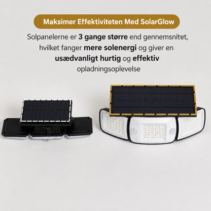 SolarGlow - Solcelledrevet udendørslampe med bevægelsessensorer