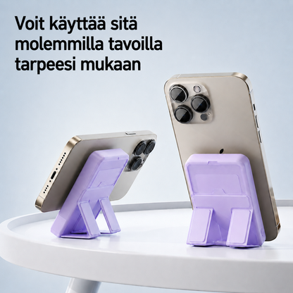 Magnetisk Trådløs Powerbank med Stander