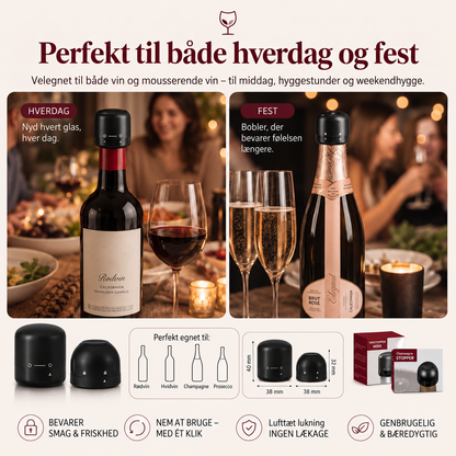 Flaskeprop til Vin og Champagne