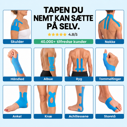 Korrektions-Tape til Knæleddet - Bevæg dig igen med tillid uden hele tiden at skulle tænke på dit knæ