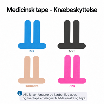 Korrektions-Tape til Knæleddet - Bevæg dig igen med tillid uden hele tiden at skulle tænke på dit knæ