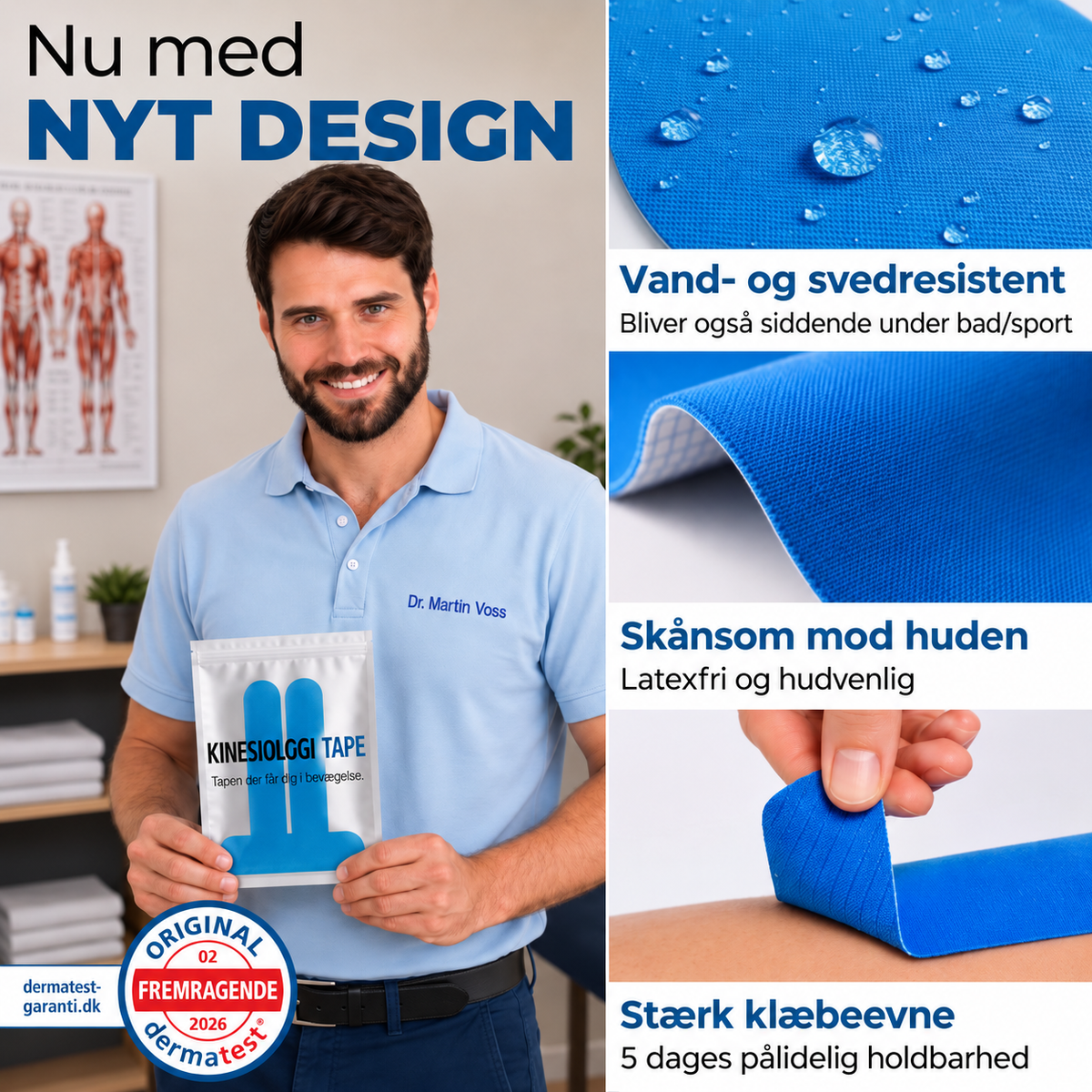 Korrektions-Tape til Knæleddet - Bevæg dig igen med tillid uden hele tiden at skulle tænke på dit knæ
