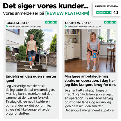 Korrektions-Tape til Knæleddet - Bevæg dig igen med tillid uden hele tiden at skulle tænke på dit knæ