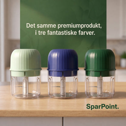 PrepPod – Trådløs minihakker til hvidløg, løg og krydderurter på få sekunder