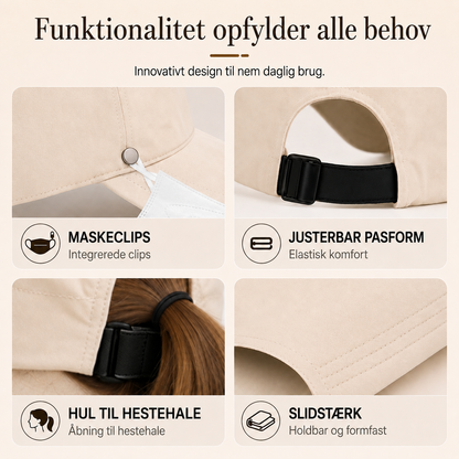 Solhat med åbning til hestehale