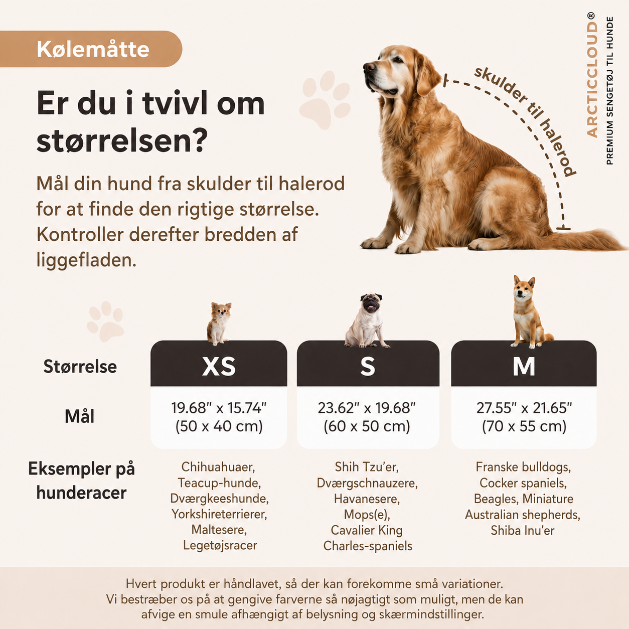 ArcticCloud® - Kølende hundemåtte (1+1 GRATIS)
