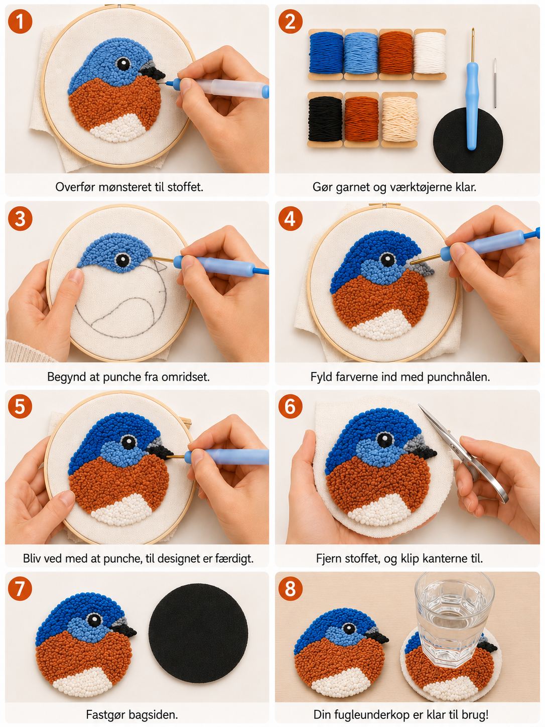 DIY Broderisæt til Bordskånere