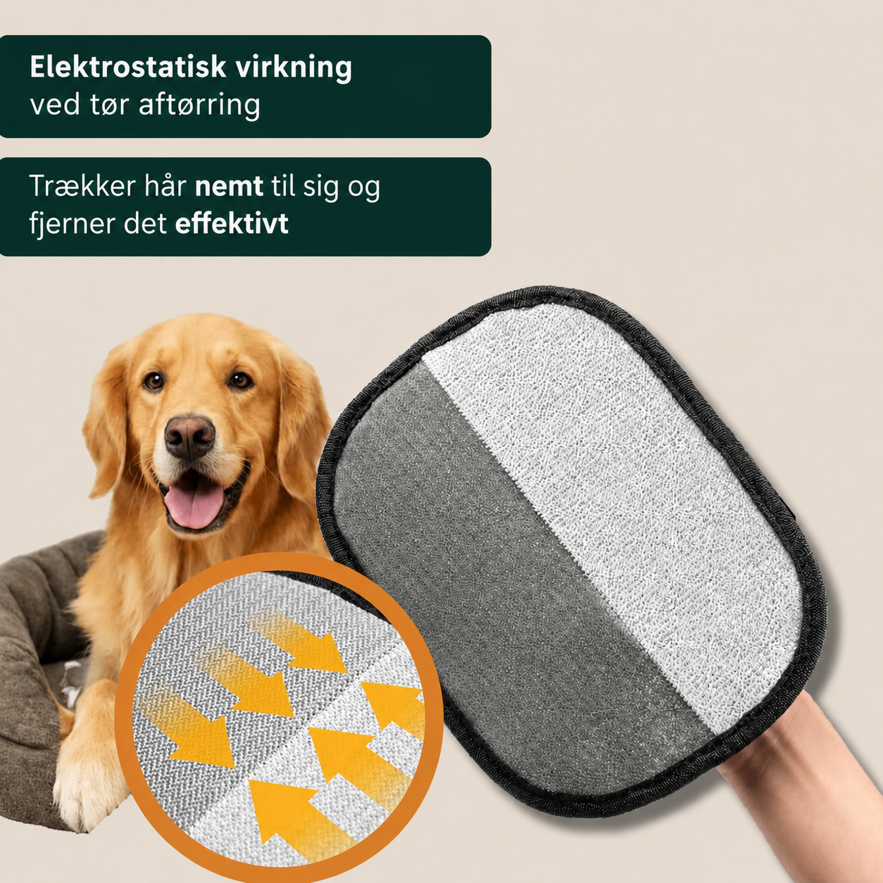 Genanvendelig Dyrehårsfjerner - Sæt med 2