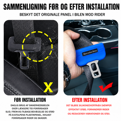 Beskyttelsescover til bilsele med logo