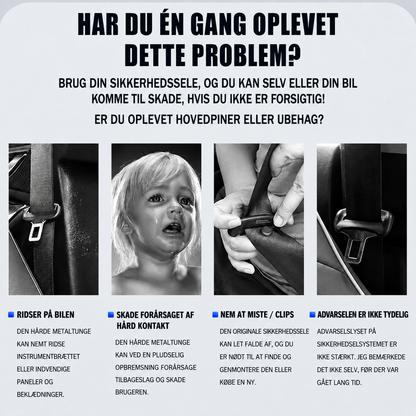 Beskyttelsescover til bilsele med logo