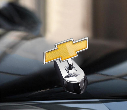 Motorhjelmsemblem med billogo